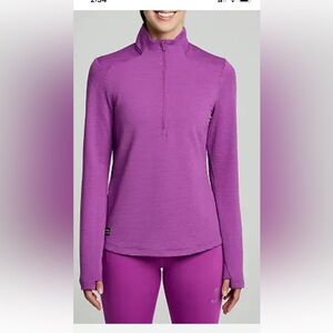Women's Purple Quarter-Zip Top